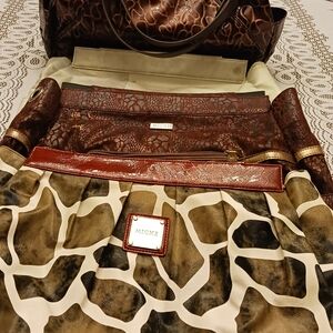 Miche Prima Tote/Shoulder Bag Lot w/Base, Handles, and 4 Interchangeable Shells